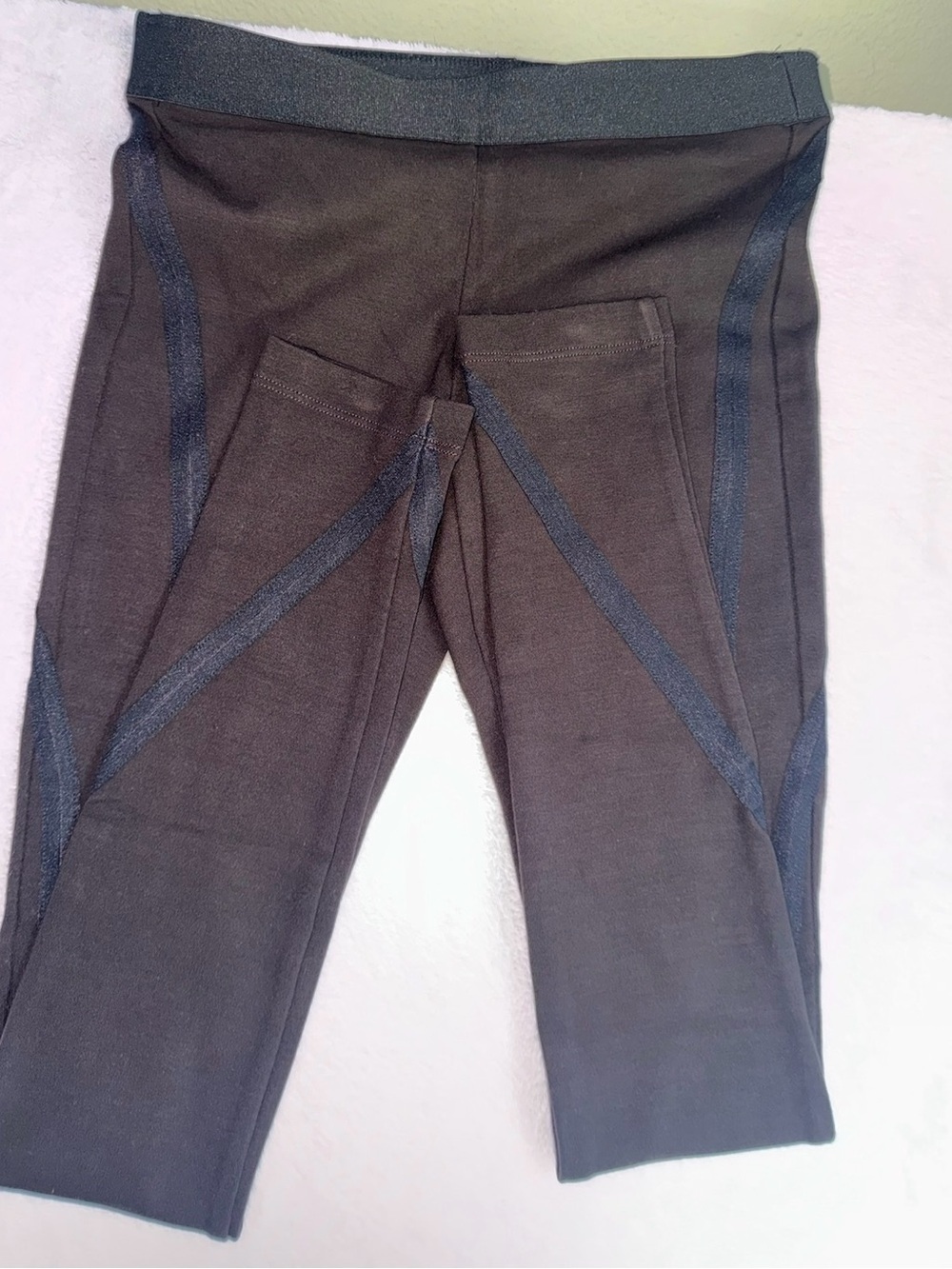 Theory Tranqjil K Satin Panel Leggings Petite - Picture 10 of 12